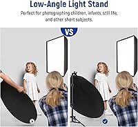 Vista 3 de NEEWER Kit de reflector de luz de 43"/110cm, reflector redondo plegable 5 en 1 (translúcido/plata/oro/blanco/negro), abrazadera de metal y soporte