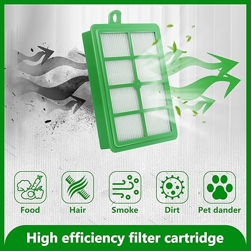 Miniatura 5 de HASMX Filtro Hepa de repuesto para aspiradora Electrolux EL4021A EL4040A EL4042A EL4050B EL4100A EL4101A EL4103A, reemplaza los números de pieza