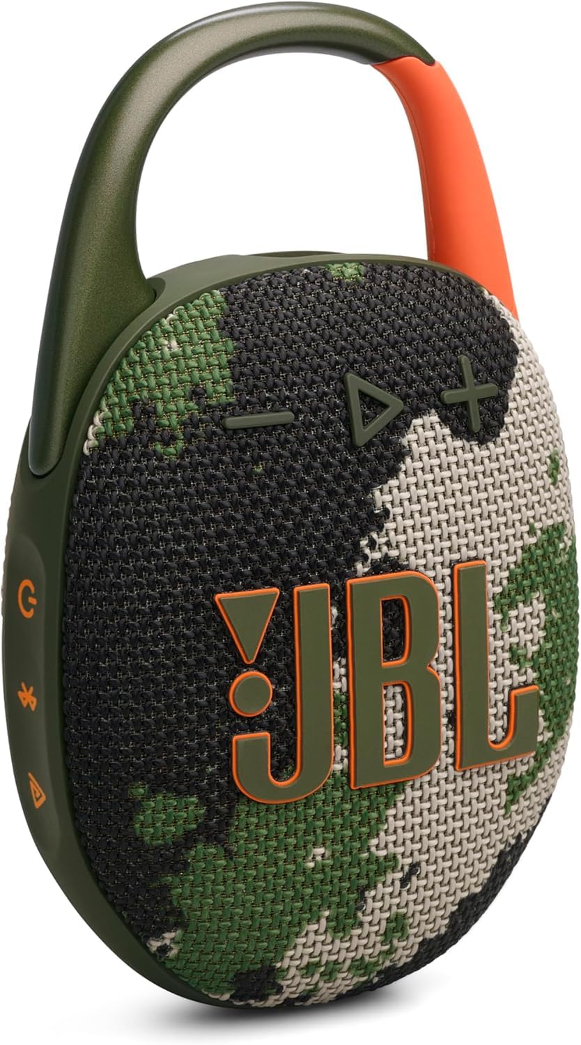 JBL CLIP 5 ワイヤレススピーカー 本体　カモフラージュ　スクワッド Amazon.co.jp: JBL CLIP5 Bluetoothスピーカー USB C充電/IP67防塵防水