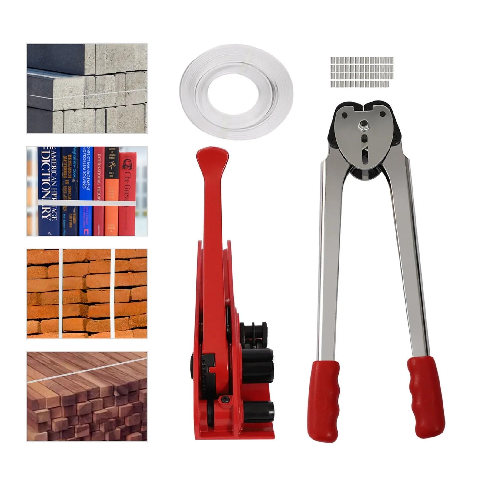 Macchina for imballaggio sigillante durevole, tenditore for regtte resistente all'usura, kit for pressa, set di strumenti for fascettatura