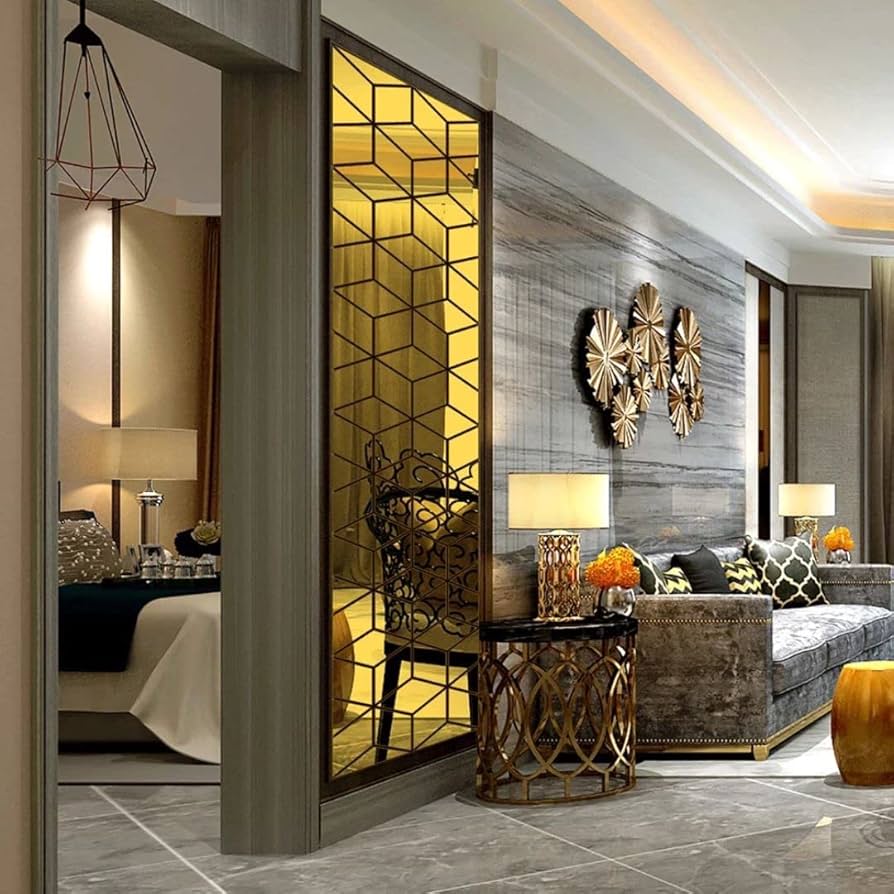 Amazon.co.jp: [AiO JAPAN] ミラー 鏡 ダイヤモンドミラー 28枚