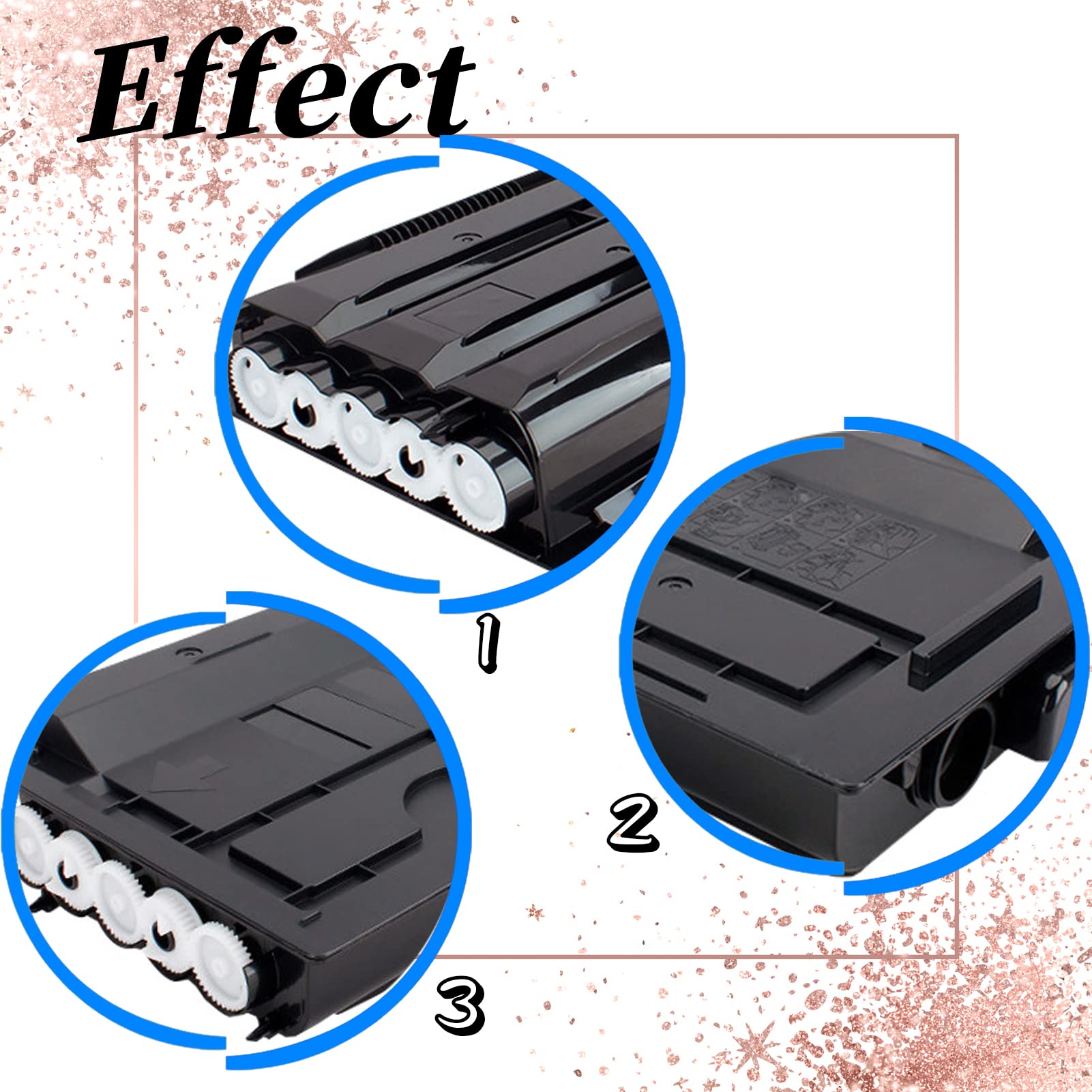 Compatible Toner Cartridge For Kyocera TASKalfa 3212i TK-7125 TK-7126 TK-7127 TK-7129 Toner