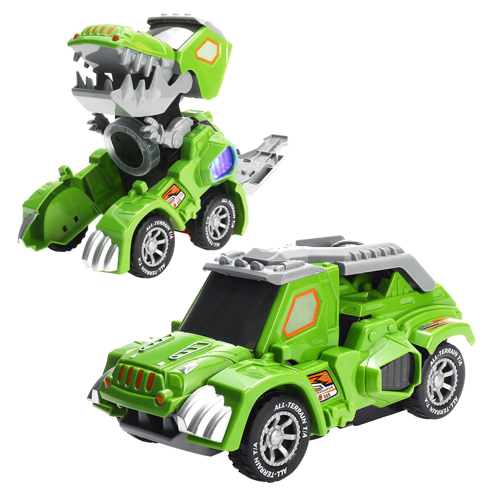 Amazon.co.jp: Homepatche 恐竜変形車 おもちゃ 恐竜 車 変形ロボット