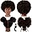African Mannequin Head with 100% Human Hair Mannequin Head Curly Cosmetology Manican Mannequins Heads with Stand for Display Practice Braiding Styling Training Head Hair Styling