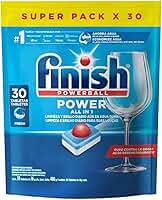 Finish Powerball Detergente para Lava Louças em Tabletes 30 unidades