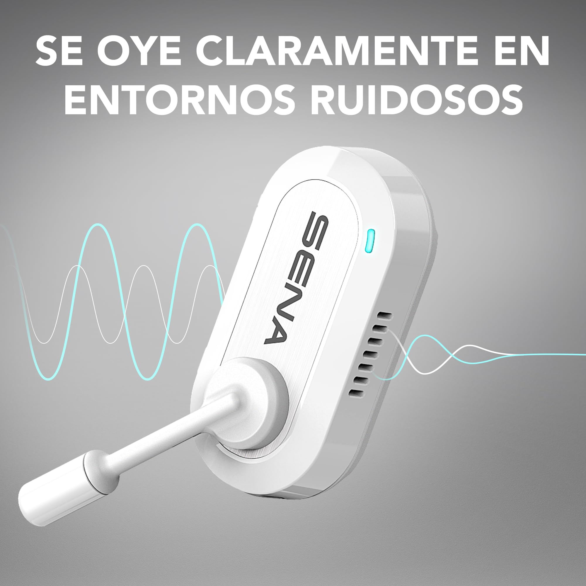 Sena BiKom 20 Sistema de Comunicación para Ciclismo, Mesh Ligero Que Pesa sólo 20 Gramos (Blanco/Negro, Paquete Doble)