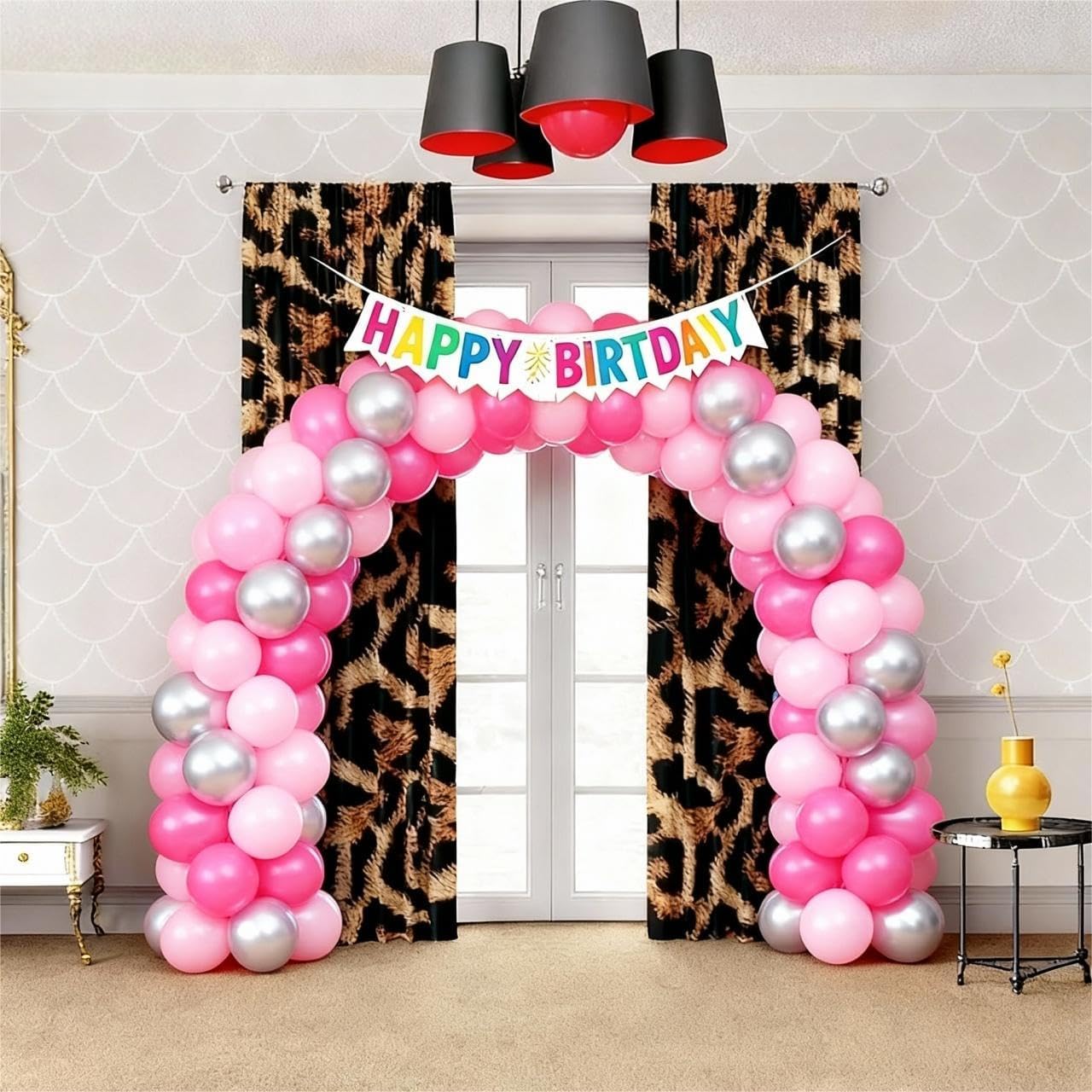 Cheetah Print Curtains 52WX84H Rod Pocket Leopard Not Blakout Curtains for Bedroom Living Room Wild Animals Print Drapes 2 Panels