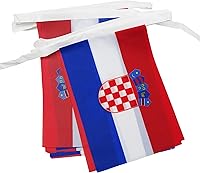 Vista 12 de Guatemala 19.7 ft BUNTING Flag 20 banderas 9'' x 6'' - Banderas de cuerda guatemalteca 5.9 x 8.3 in - AZ FLAG