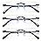 HIYANJN Frameless Reading Glasses Blue Light Blocking Rimless Computer Reader For men Lightweight Eyeglasses(3-Pack,1.25)