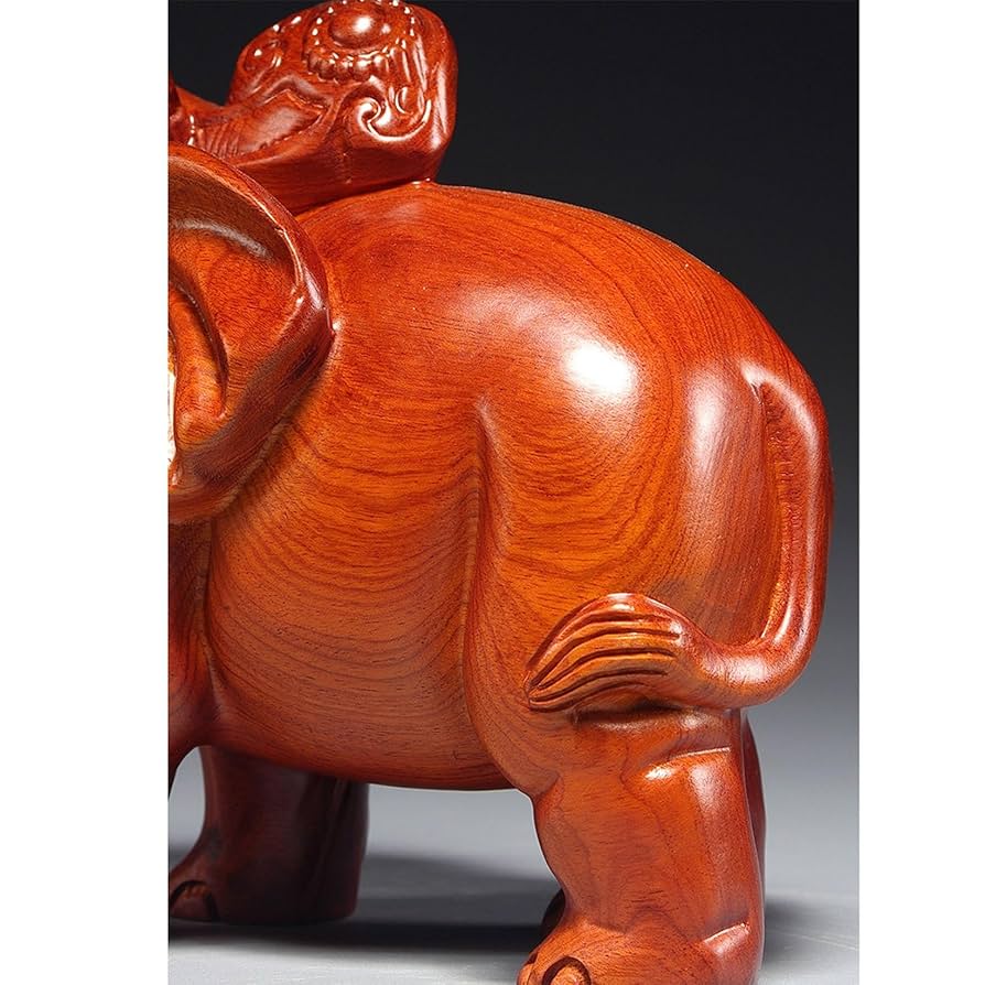 木製象の彫刻 Amazon.co.jp: 風水置物 象の置物 木彫り 一対 エレファント
