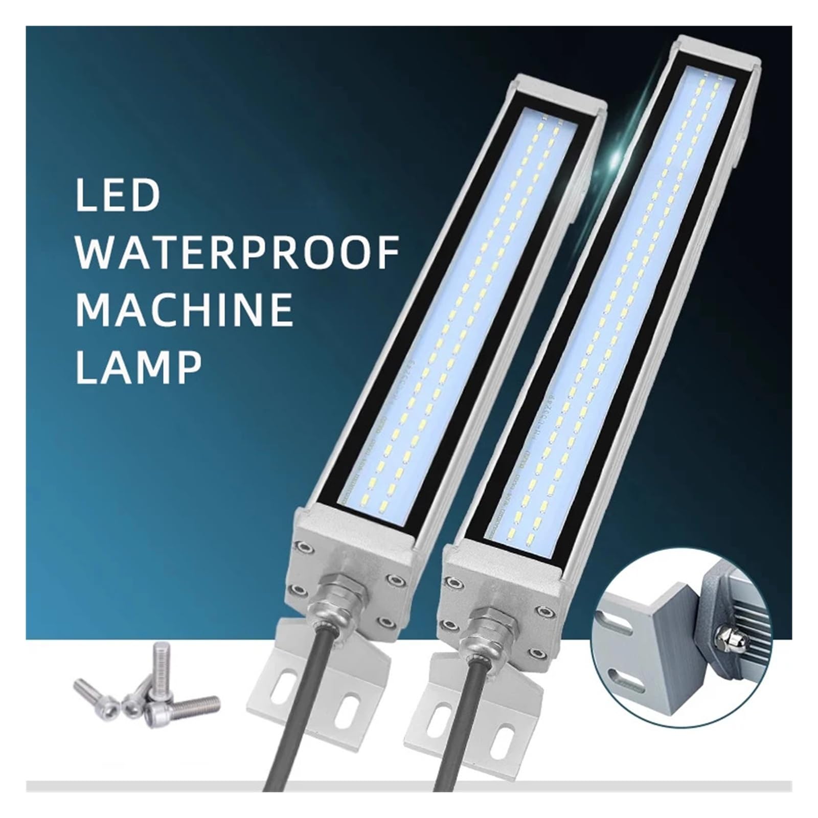 Tokarka światło robocze LED, lampa warsztatowa, lampa robocza, podstawa magnetyczna/spiralna, super jasna lampa przemysłowa (110-220 V, 330 mm, 14 W)