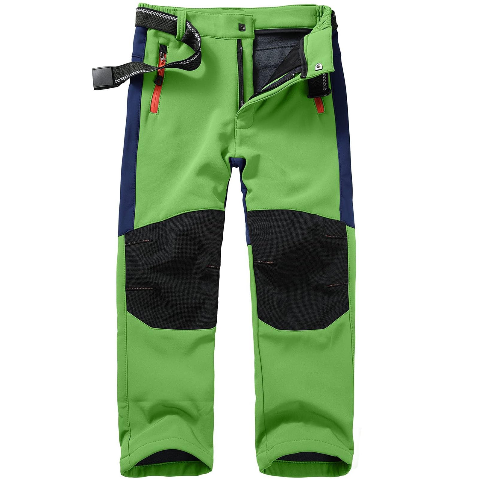 Pantaloni da sci softshell, imbottiti, per bambini, per bambini, per la neve, per l'inverno, per le attività all'aria aperta