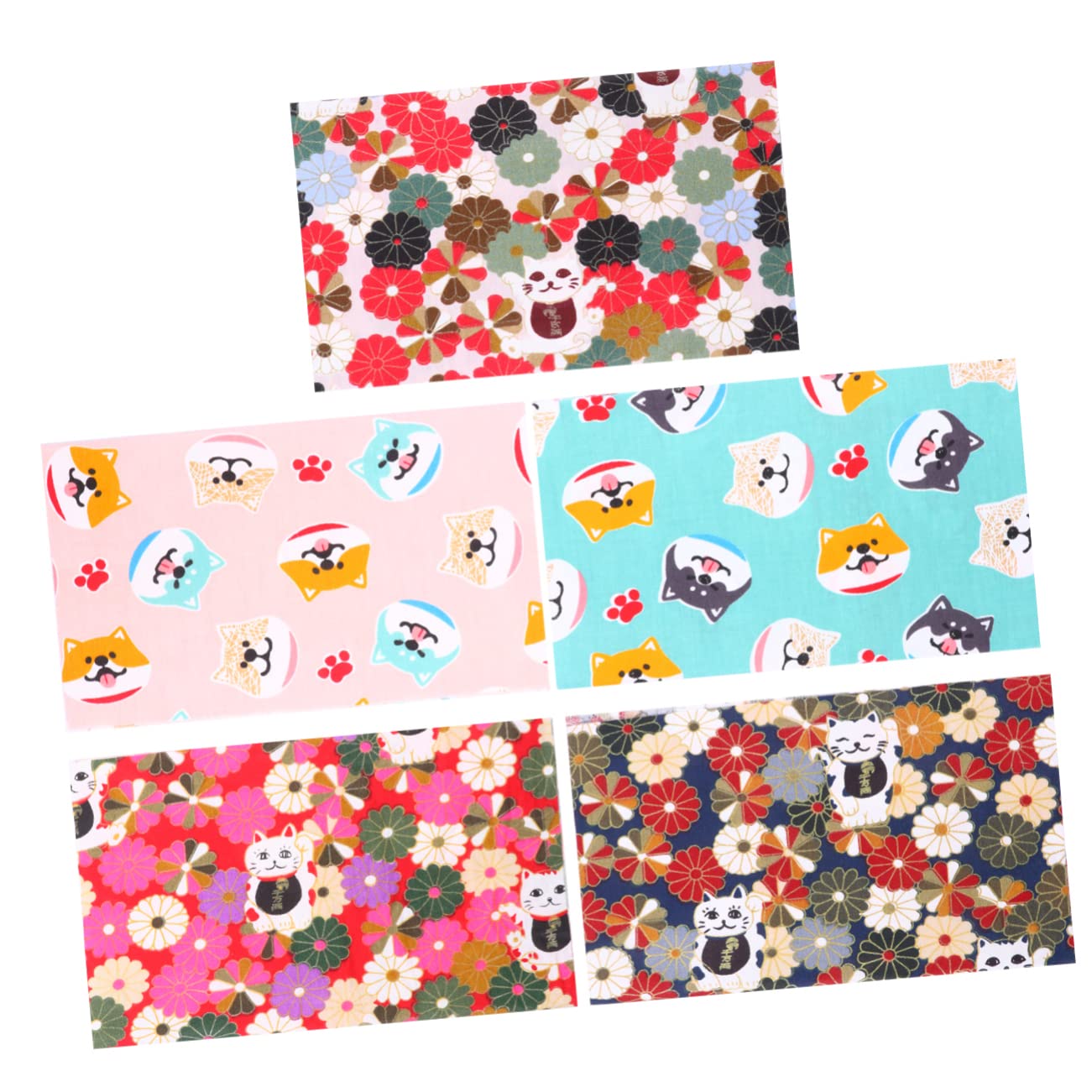 Amazon | ibasenice 10個 り パッチワーク布 花柄生 作り 用