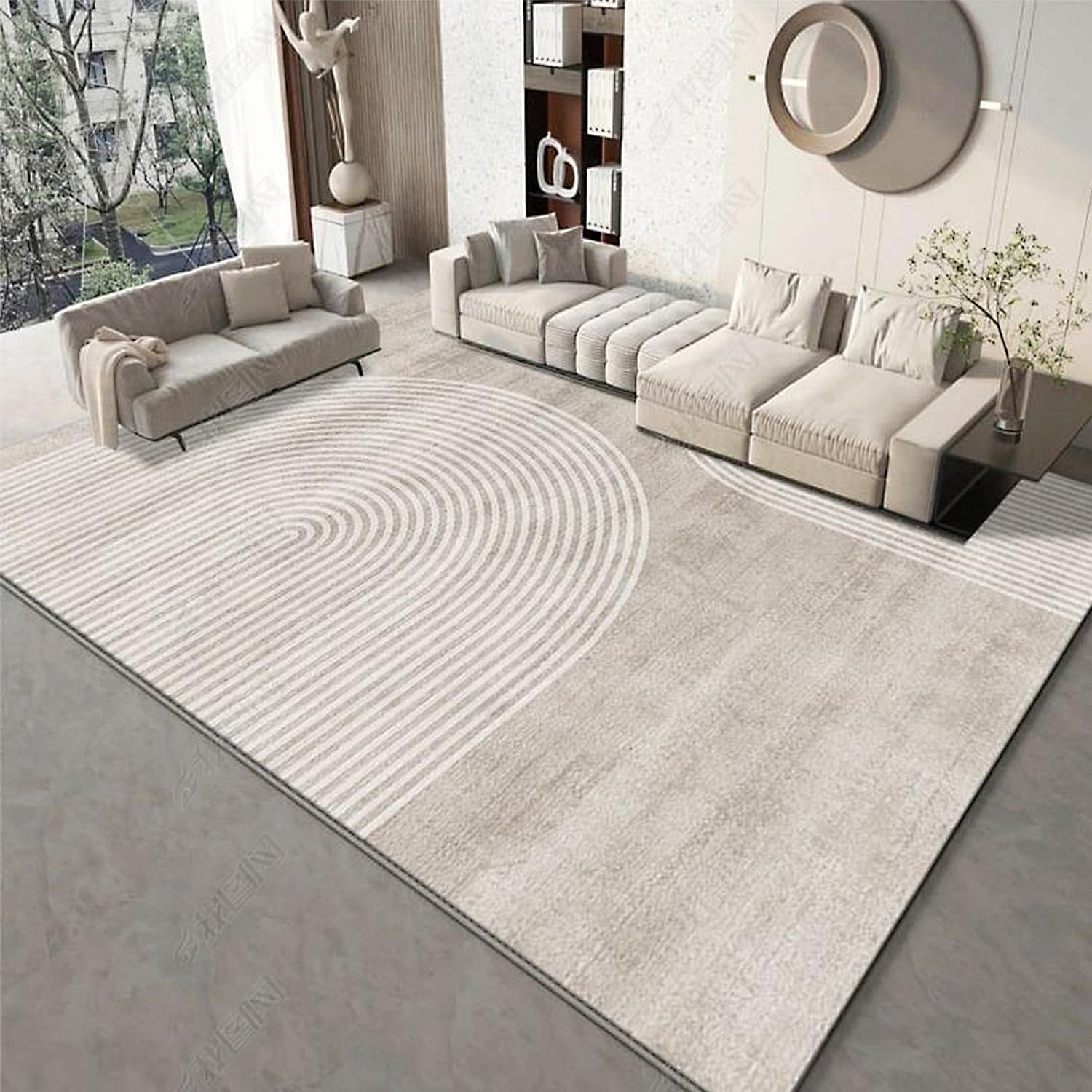 Smart Space Heater, Waterproof Heater Warmers, Carbon Crystal Heating Pad, Indoor Anti Slip Floor Mat, Timed Temperature Control Electric Heating Pad, for Living Room,240 * 400cm/94 * 157in