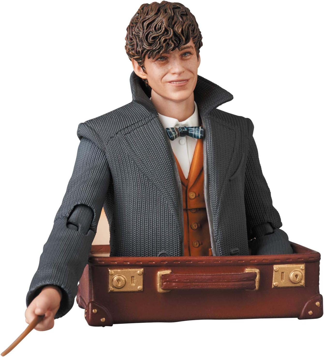 Medicom Fantastic Beasts: The Crimes of Grindelwald: Newt Scamander Mafex Action Figure, Multicolor