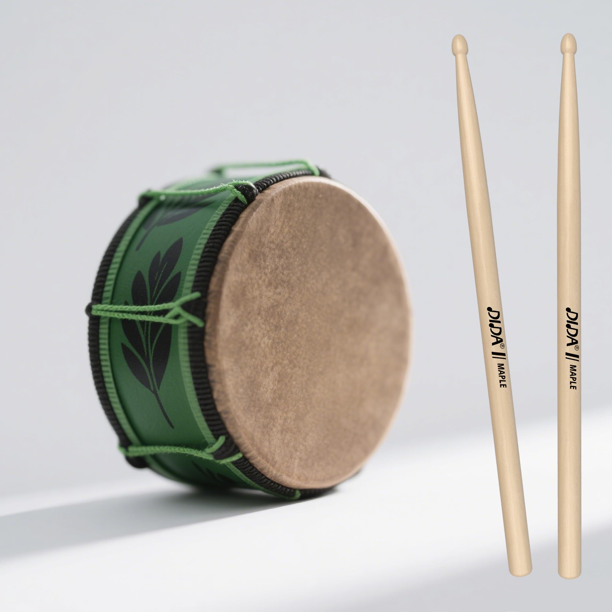 Baguettes pour enfants, baguettes de batterie en bois d'érable de 30,5 cm, accessoires de percussion pour instruments de musique, baguettes pour étudiants, débutants (érable, 4 paires)