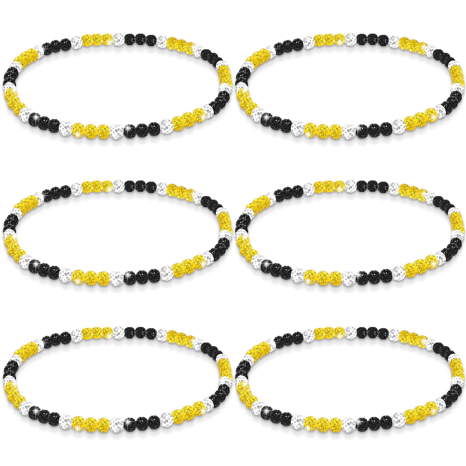 Liliaafar 6 Pcs Baseball Beaded Necklace - jewelry and watches | Mubboo
