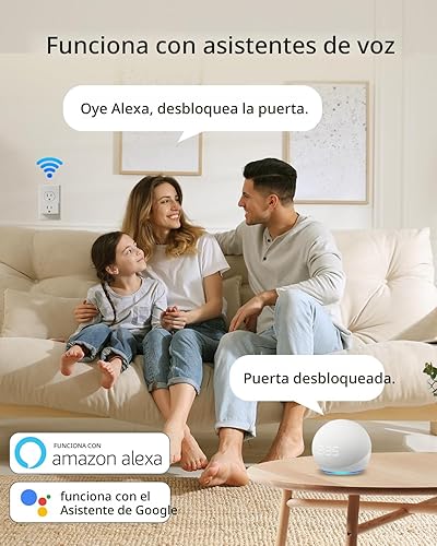 Miniatura 4 de Philips Cerradura de puerta inteligente Wi-Fi, cerradura de puerta de entrada sin llave con control de aplicación, identificación de huellas