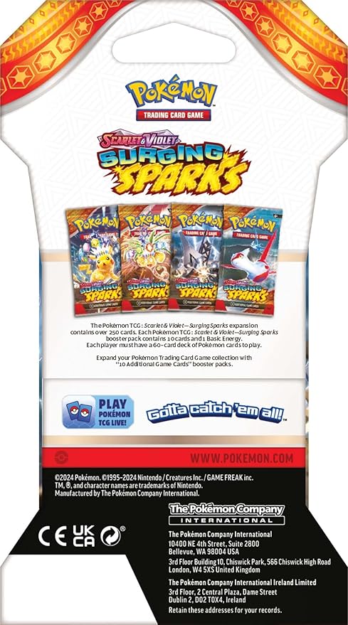 Pokemon TCG Surging Spark - Sobre de 10 Cartas miniatura 3
