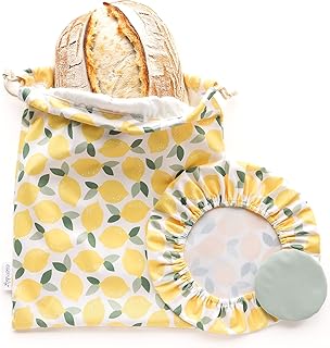 Esembly Sourdough Proofing Kit, Bread Storage Bag, Bread Proof Bowl Cove...