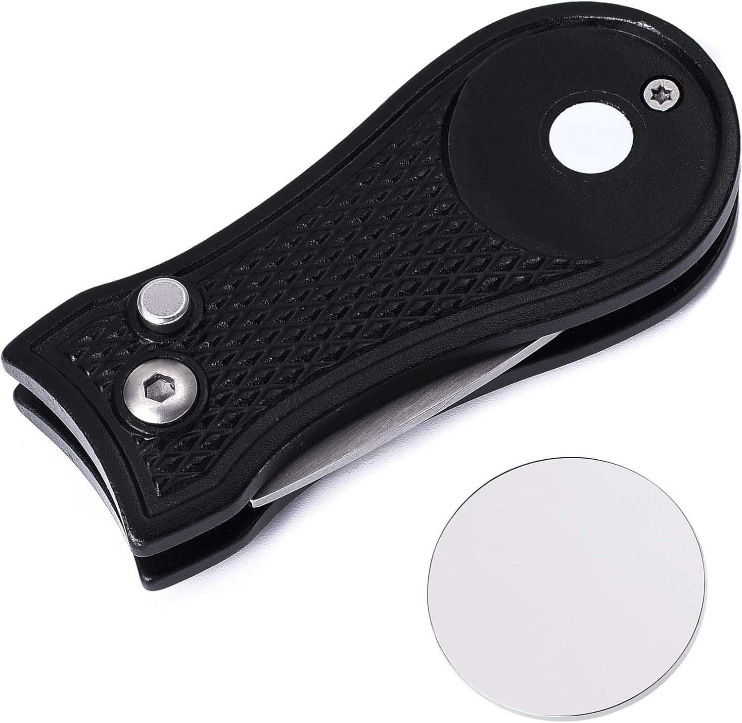 review Mile High Life All Metal Foldable Golf Divot Tool with Pop-up Button & Magnetic Ball Marker (Multi-Colors/Shape)