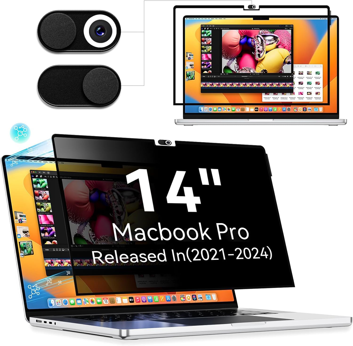 Filtre Confidentialité Spigen SafeView Pour MacBook Air 13" M4/M3/M2 | Anti-Éspion, Anti-Rayures