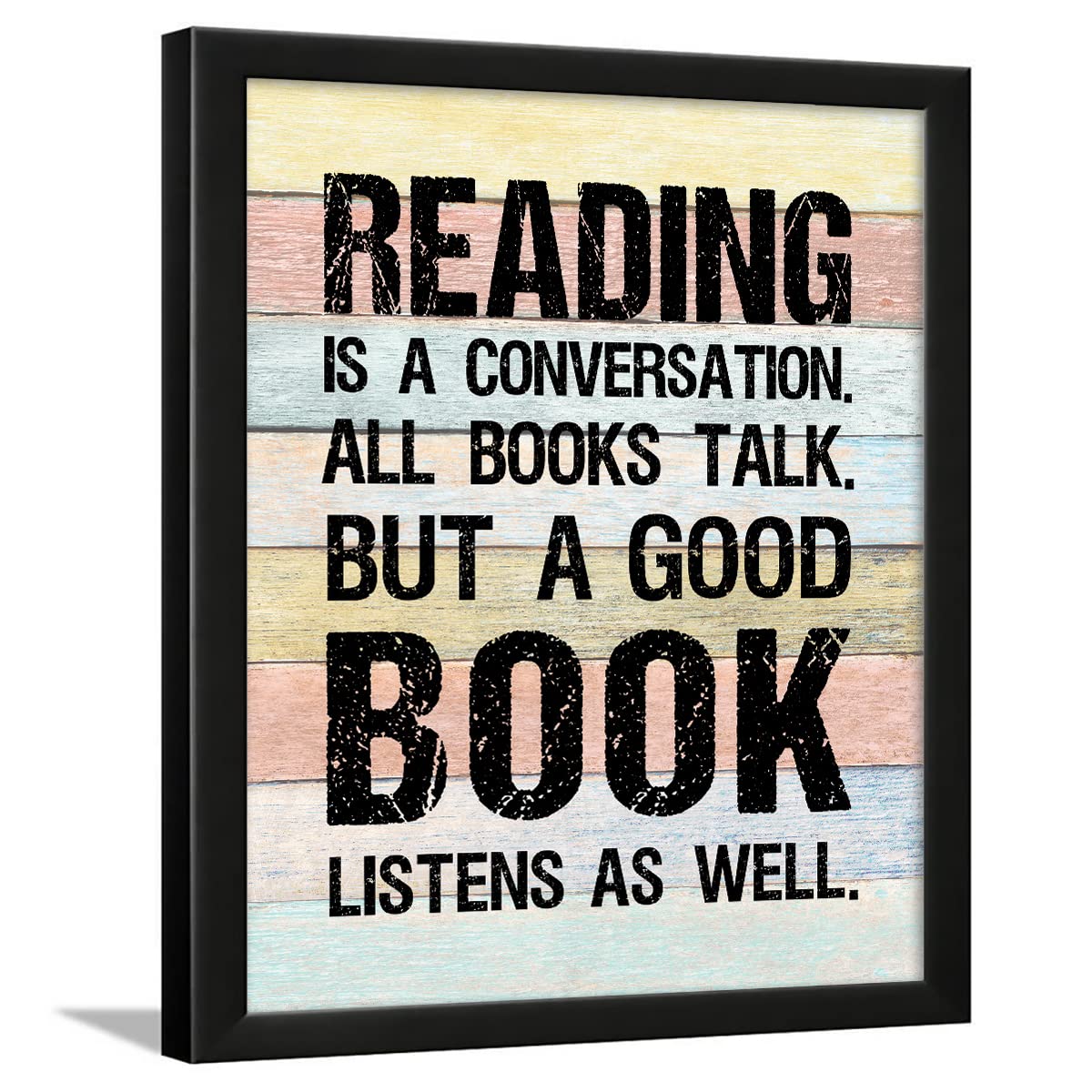Chaka Chaundh – Book Quotes Wall Frames – Reading Quotes Frame – Book Quotes Poster – Book Wall Art Frame – (13.6 X 10.6 Inches) (Reading is a conversation – Vintage) Chaka Chaundh – Book Quotes Wall Frames – Reading Quotes Frame – Book Quotes Poster – Book Wall Art Frame – (13.6 X 10.6 Inches) (Reading is a conversation – Vintage)