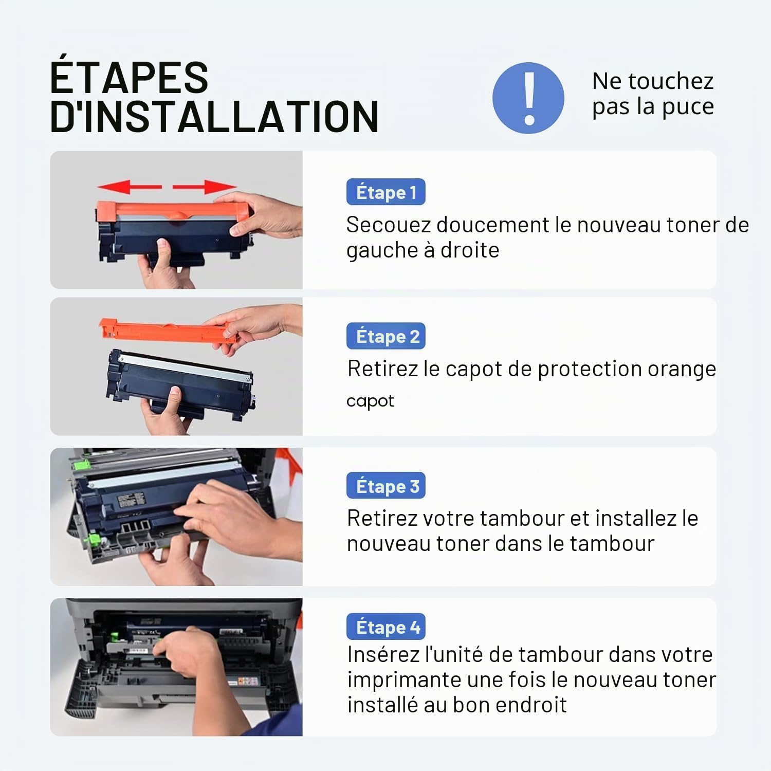 myCartridge TN2420 Cartouche de Toner Compatible pour TN-2420 TN-2410 pour Brother DCP-L2530DW HL-L2350DW MFC-L2710DW HL-L2375DW DCP-L2550DN HL-L2310D MFC-L2730DW MFC-L2750DW (2 Noir)