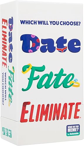 WHAT DO YOU MEME Date Fate Eliminate el juego de cartas que prueba tu gusto