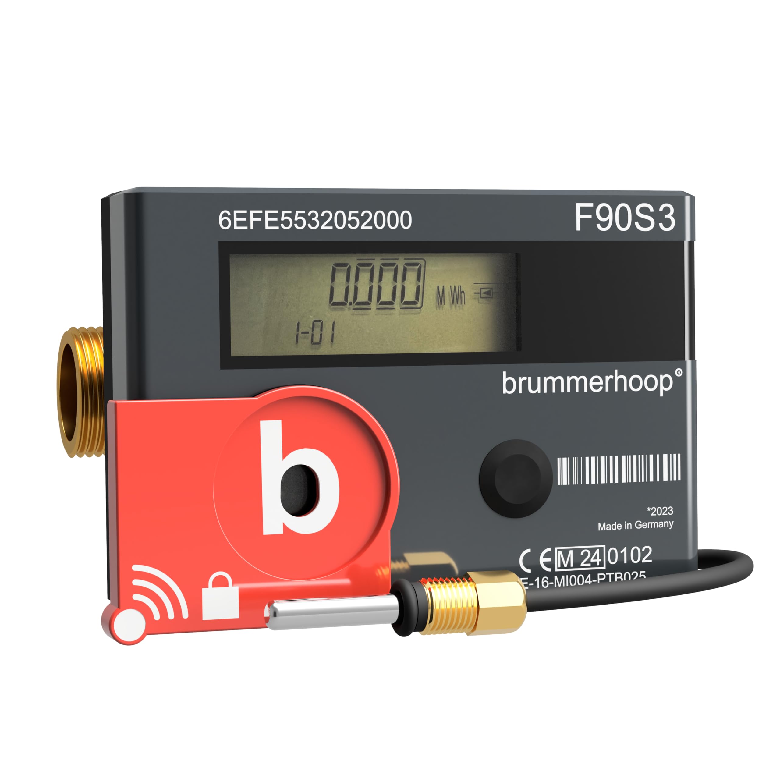 Elster F90S3 Qp0,6 DN15 110 mm contatore di calore radio integrata wireless M-Bus OMS