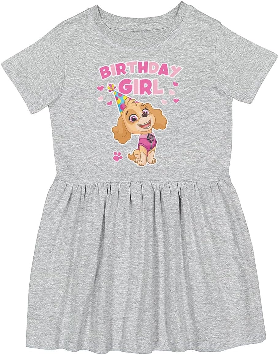Tstars Paw Patrol Skye Girl Dress - Toddler Spring Summer Outfit - 1st 2nd 3rd 4th Birthday Dresses for Girls