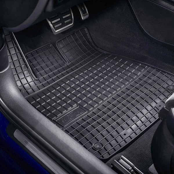 IMJ-Global ELToro Rubber Car Mats Tailored Compatible with Mitsubishi Pajero III 1999-2006 Off-Road, Complete Set of Car Mats to Improve Look and Sport - 5