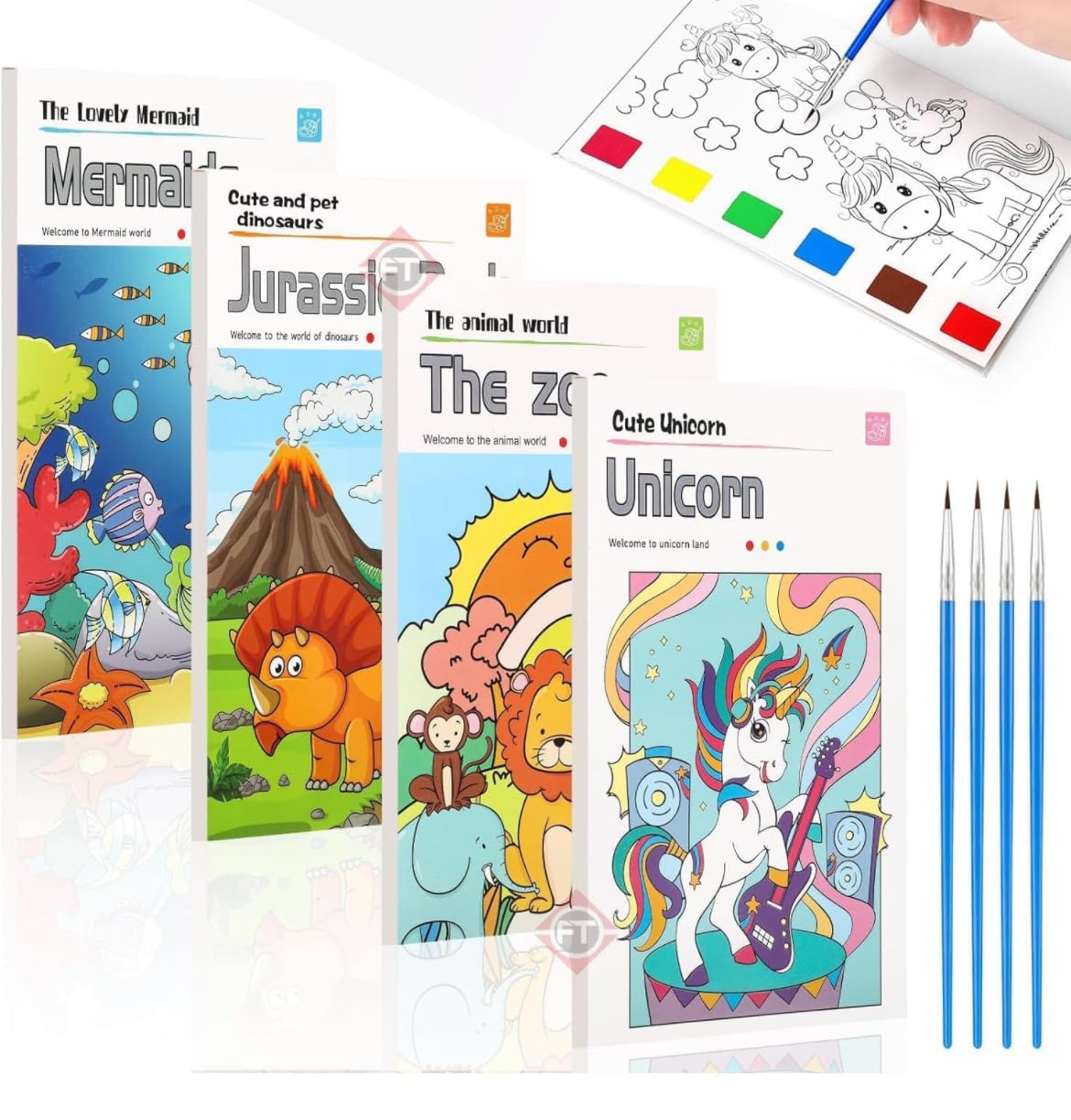 See full amazon price history chart for TOYARTSY Birthday Return Gifts Underwater Themed Watercolor Pocket Books - Pack of 10, with 10 Paint Brushes, Each Watercolor Paint Book, Gift for Kids Girls Boys TOYARTSY Birthday Return Gifts Underwater Themed Watercolor Pocket Books - Pack of 10, with 10 Paint Brushes, Each Watercolor Paint Book, Gift for Kids Girls Boys (B0CXX72WY6) Amazon Price History, Amazon Price Tracker