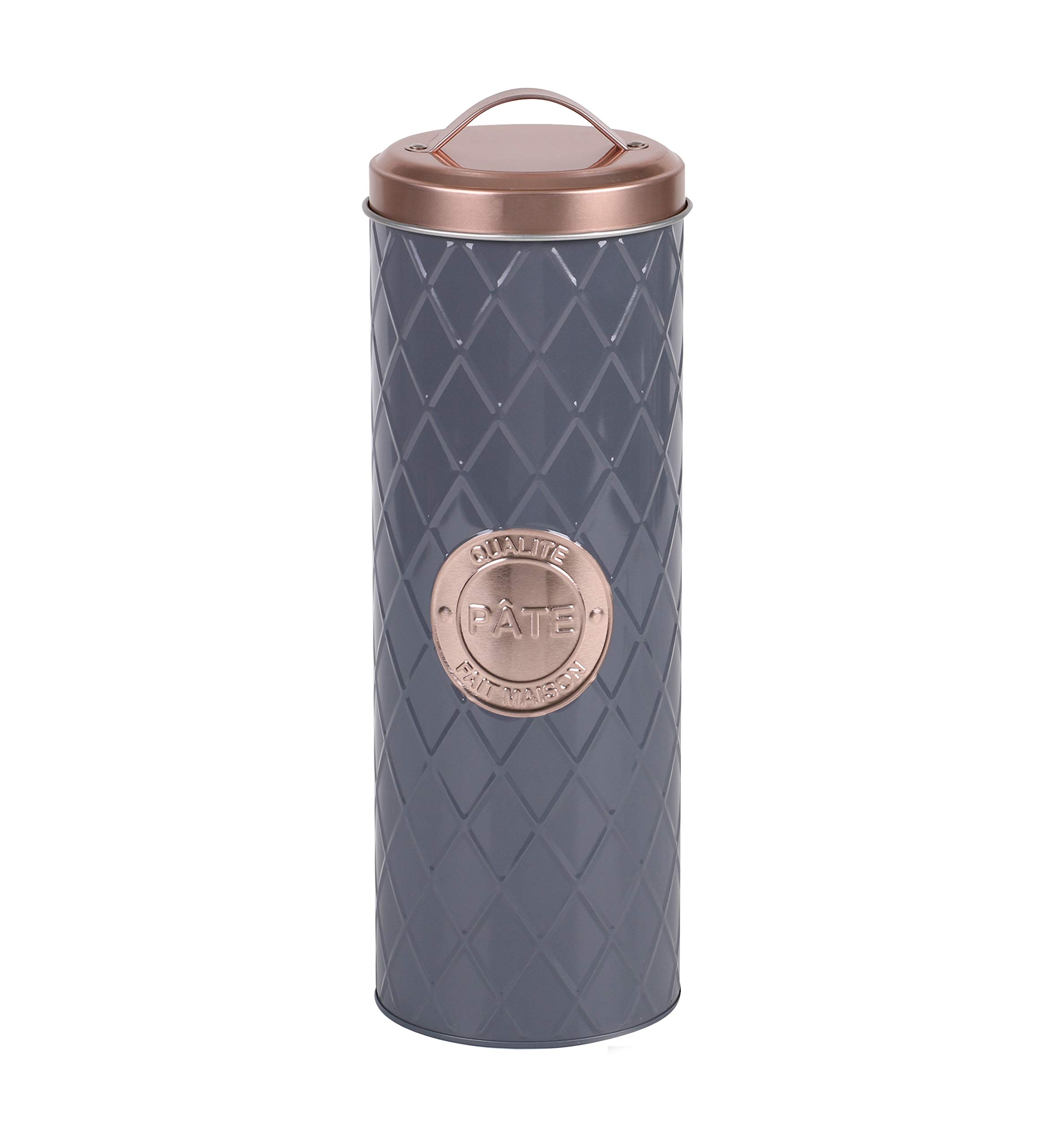 Urban LivingDelicious Collection Dough Box with Metal Handle Copper Effect 11 x 33 cm