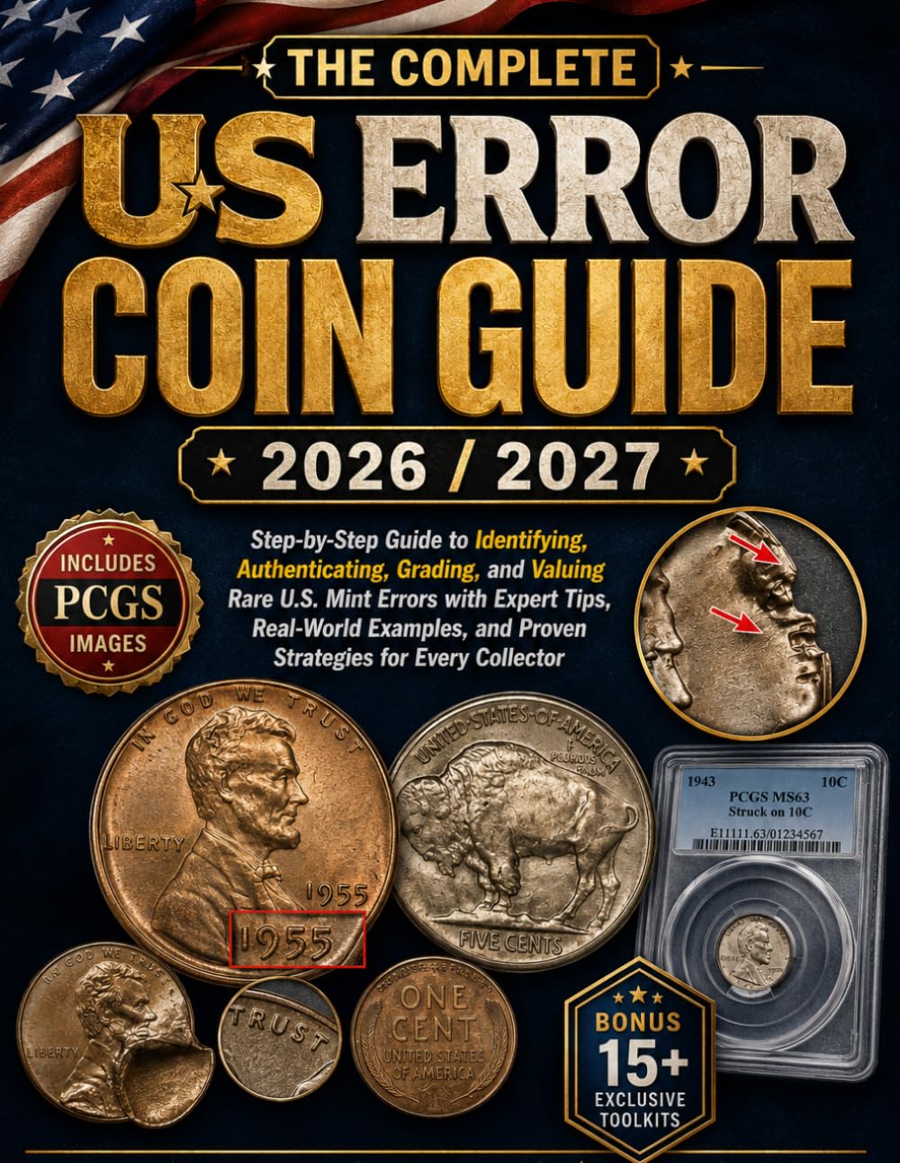 THE COMP LE TE US ERROR COIN GUIDE 2026 / 2027: Step-by-Step Guide to Identifying, Authenticating, Grading, and Valuing Rare U.S. Mint Errors with ... and Proven Strategies for Every Collector