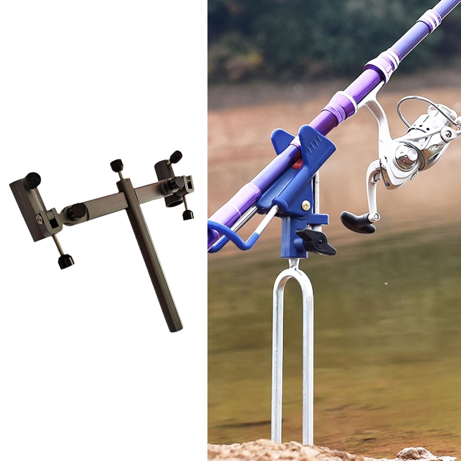 Porte-canne à pêche réglable pour bateau, la traîne et au