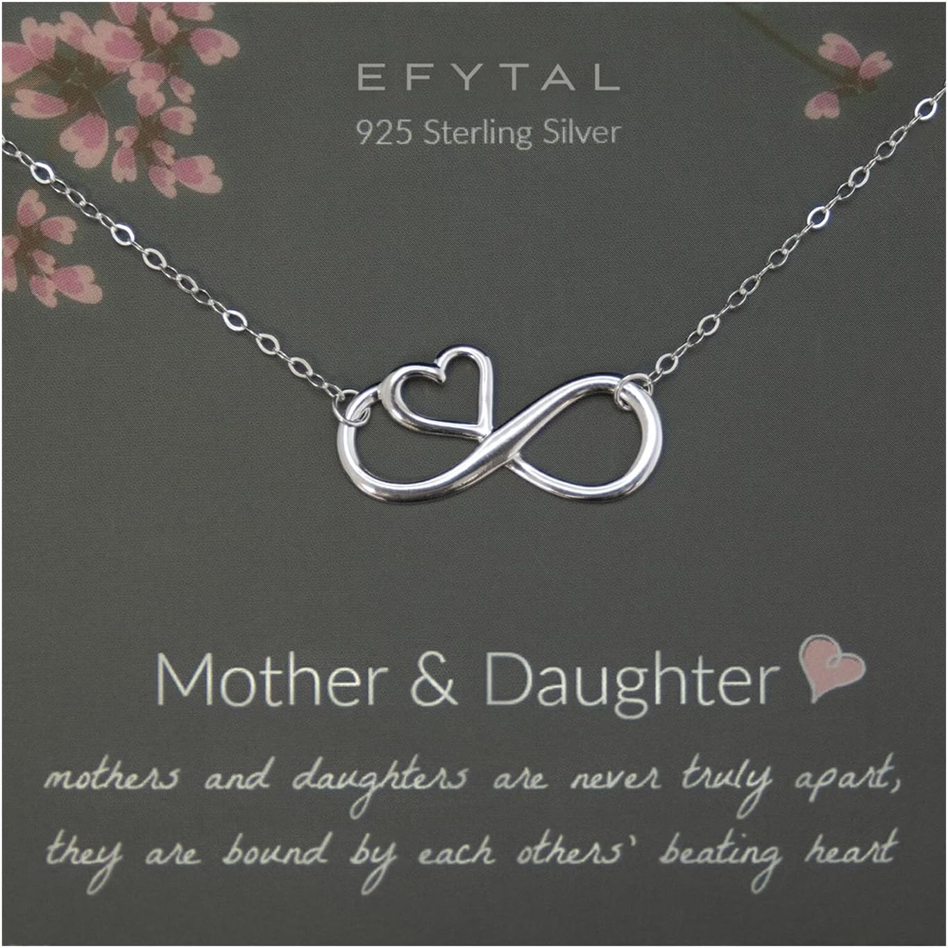 Mother Daughter Necklace, Sterling Silver or 14K Gold Gifts for Daughter, Mom Necklace for Women, Jewelry for Mom Birthday