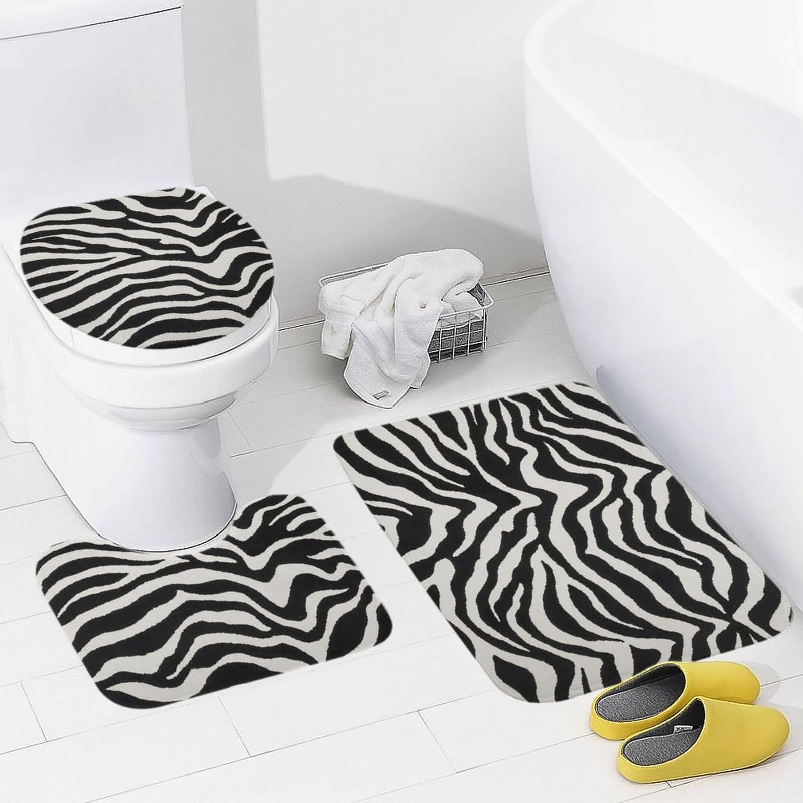 マイメロ 　トイレマット バスマット ホルダー　３点　ゼブラ柄 61L5KIXK+2L._UF350,350_QL80_.jpg