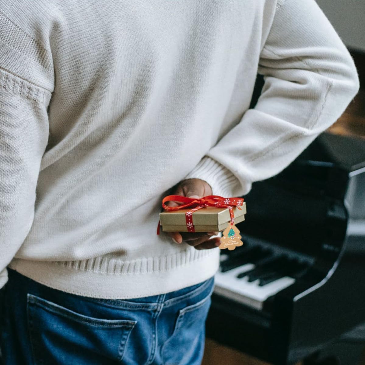 BESPORTBLE 8 Sets Weihnachtspapieranhänger Satz mit Botschaft für | Kartonmaterial, Kreative Ausführung, Karneval und Zuhause, Robust Verarbeitet