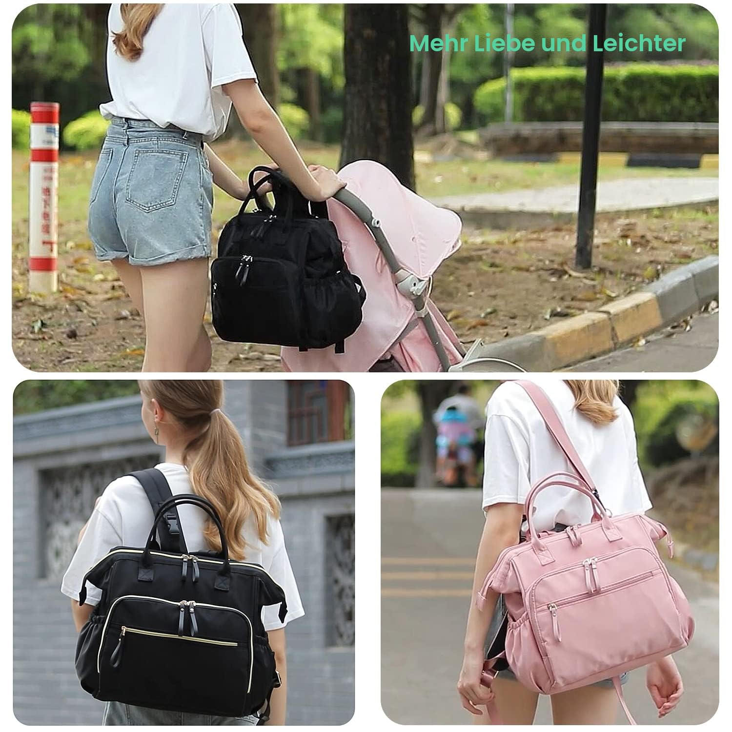 LORADI Damen Wickelrucksack