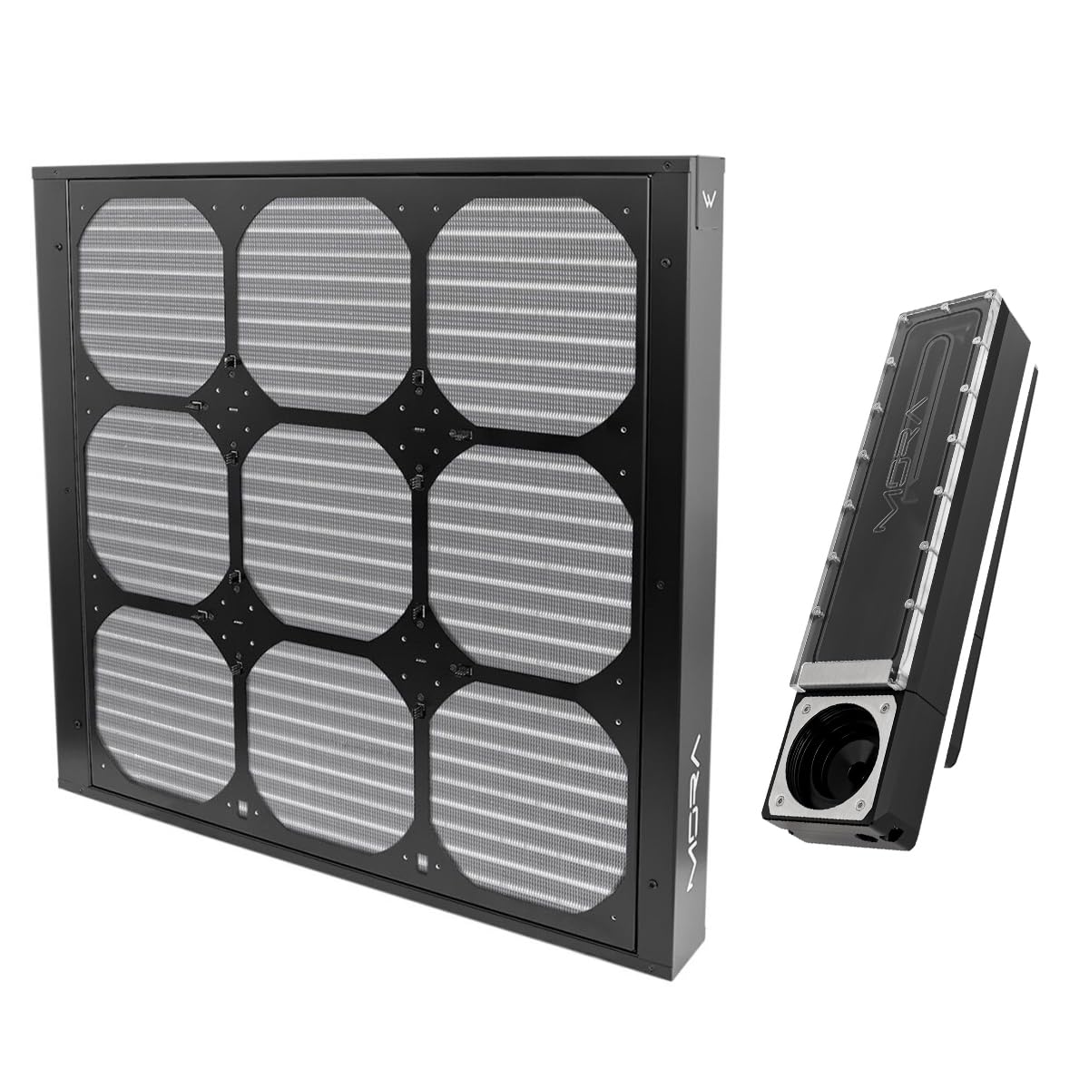 Watercool MO-RA IV 600 Radiator (4x200mm) and Tank 275 D5 Reservoir and Pump Mount Bundle