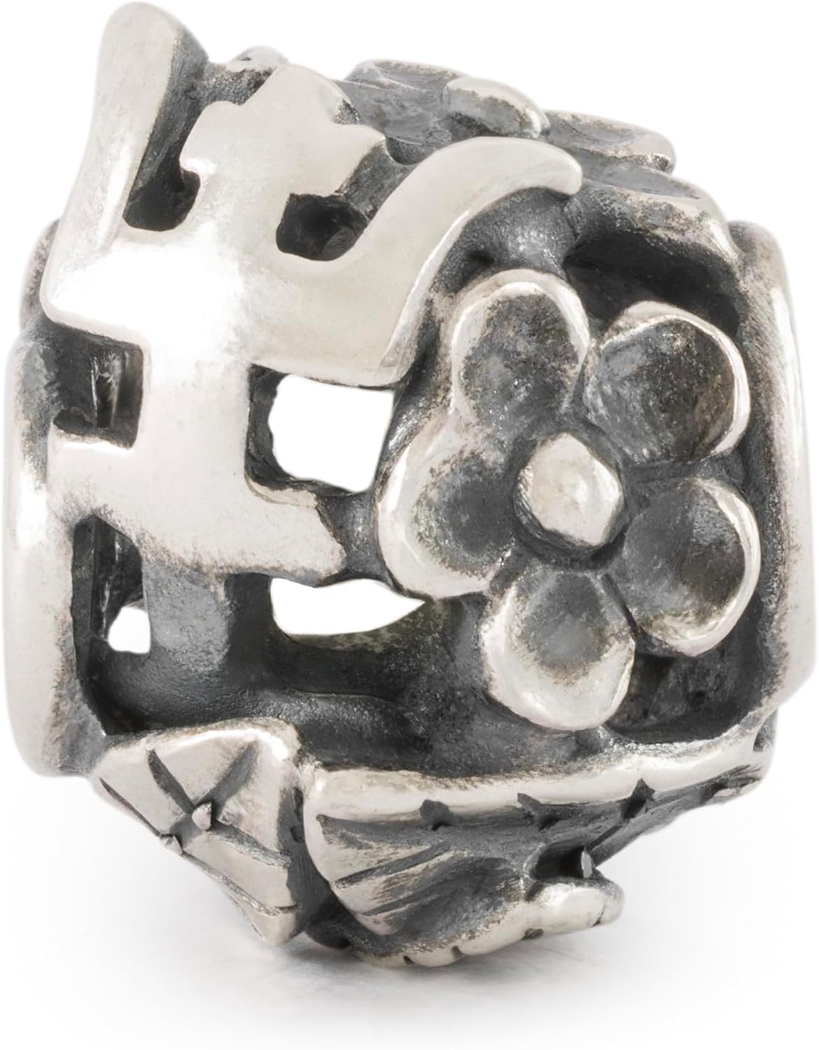 TROLLBEADS Nature Wisdom - Symbol of Longevity and Wisdom | Authentic Brand Charm | Silver | Walk the Journey Collection | Design by Søren Nielsen