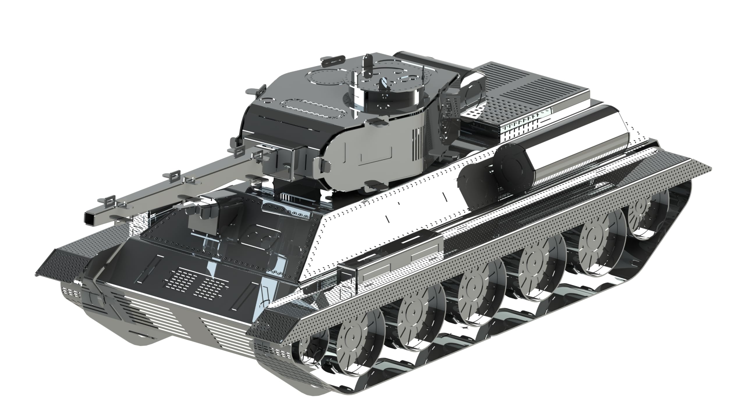 METAL-TIME Т Model, 34/85, 3D Puzzles for Adults or Teenagers DIY Metal Puzzle Model Kit, Metal Puzzle 3D Model