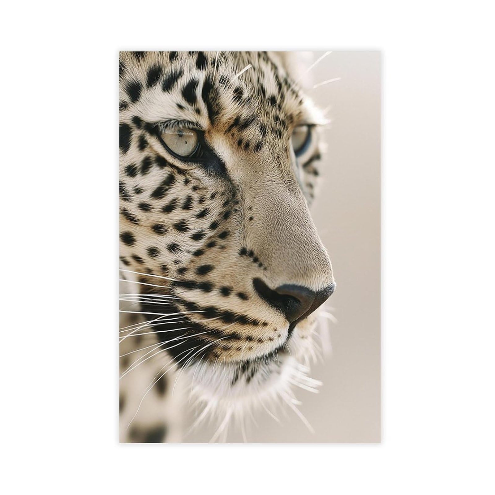 Bareronor Leopard Portrait Canvas Poster Bedroom Decor Landscape Office Room Decor Gift 16" L X 24" W