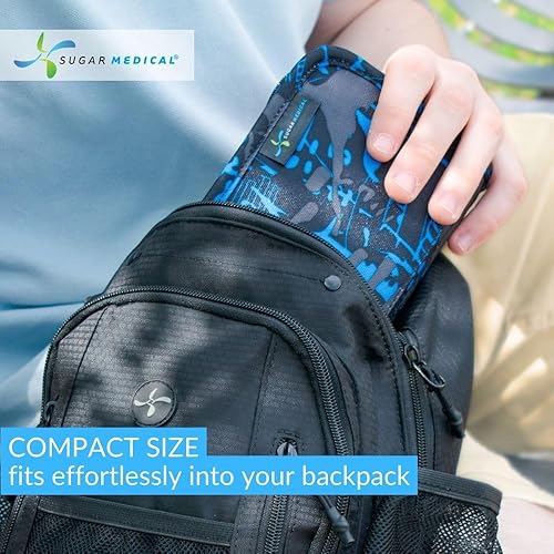 Vista 12 de Sugar Medical Estuche de suministro para diabetes Bolsa de viaje para suministros médicos Organizador de medidor de glucosa Productos