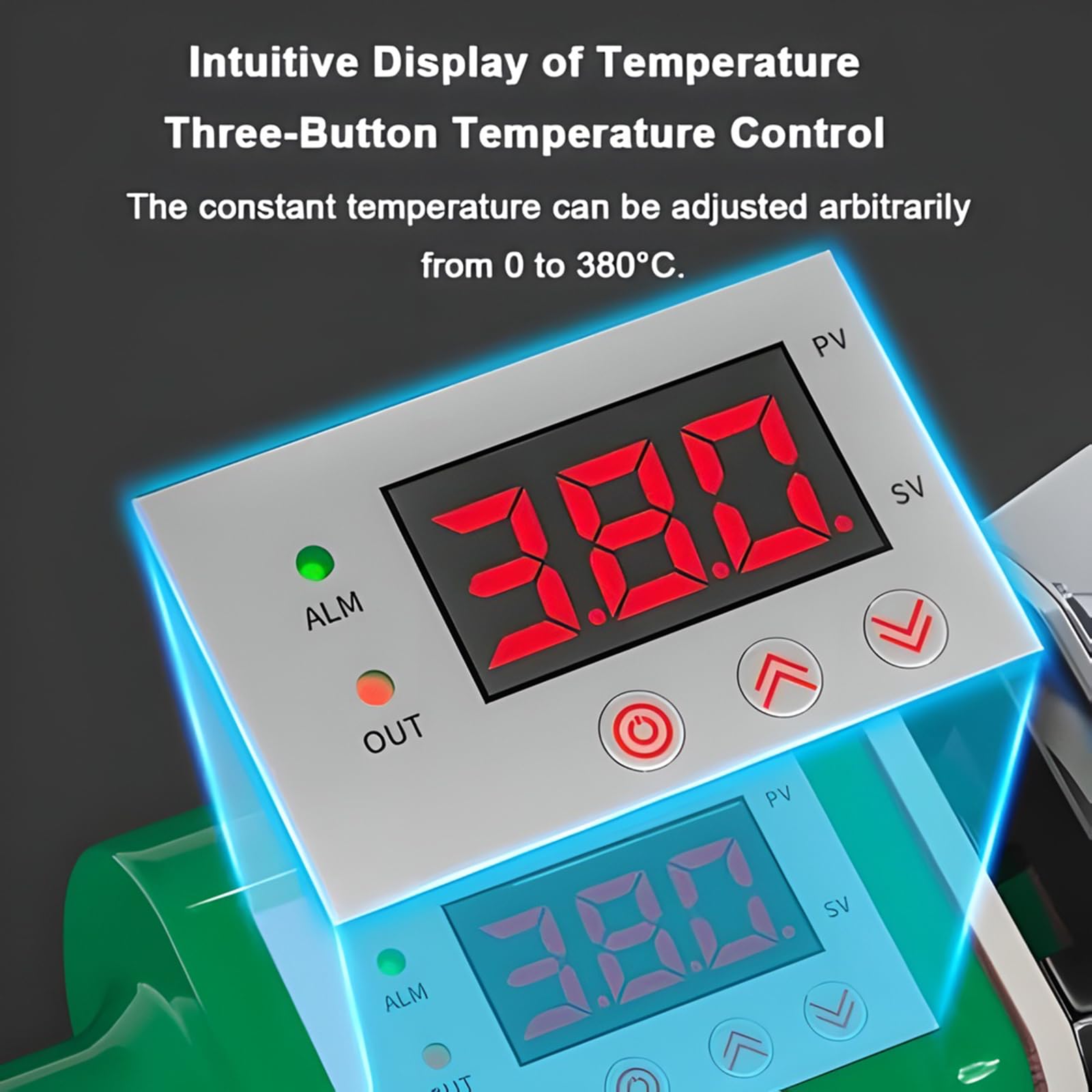 Spawarka Do Rur Z Tworzyw Sztucznych, 2300W, Podwójna Grzałka Do Rur Ppr Z Wyświetlaczem Cyfrowym, Spawarka Mufowa Z Regulacją Temperatury 0-320℃