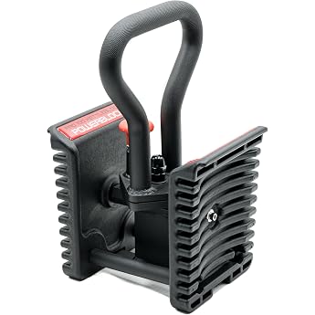PowerBlock Pro 100 Kugelhantel-Griff   nur kompatibel mit Pro 100 Series Hanteln um 90 Grad drehbarer Griff platzsparendes Trainingszubeh r Heim- und kommerzielle Fitnessstudionutzung