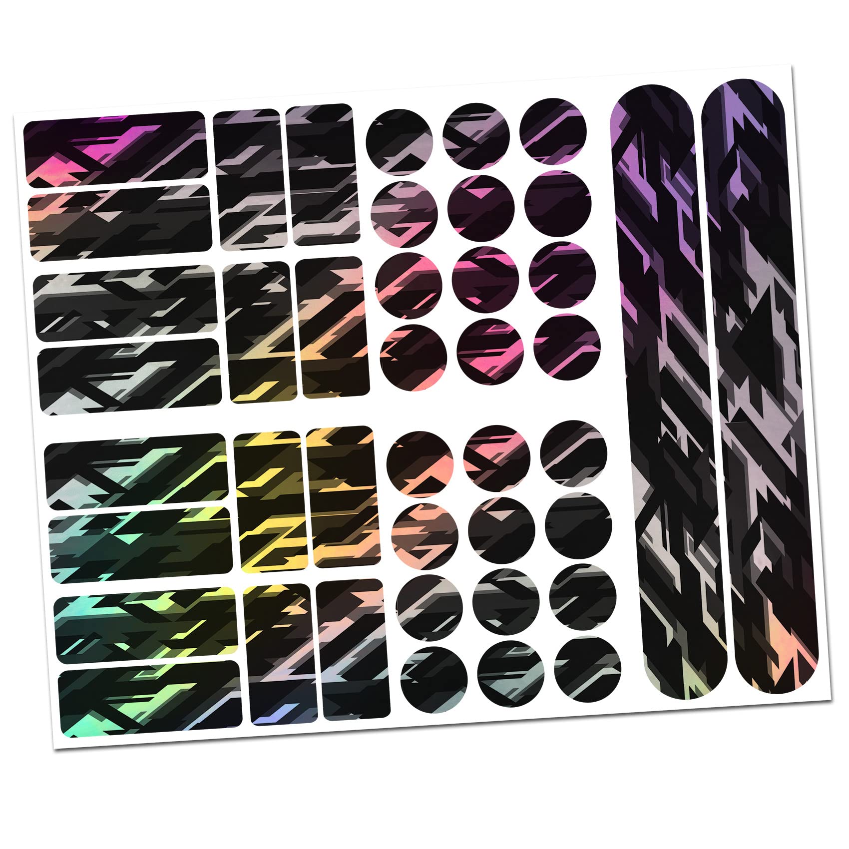 Finest Folia 34 piezas de protección para cuadro de bicicleta MTB BMX cadena barniz protector