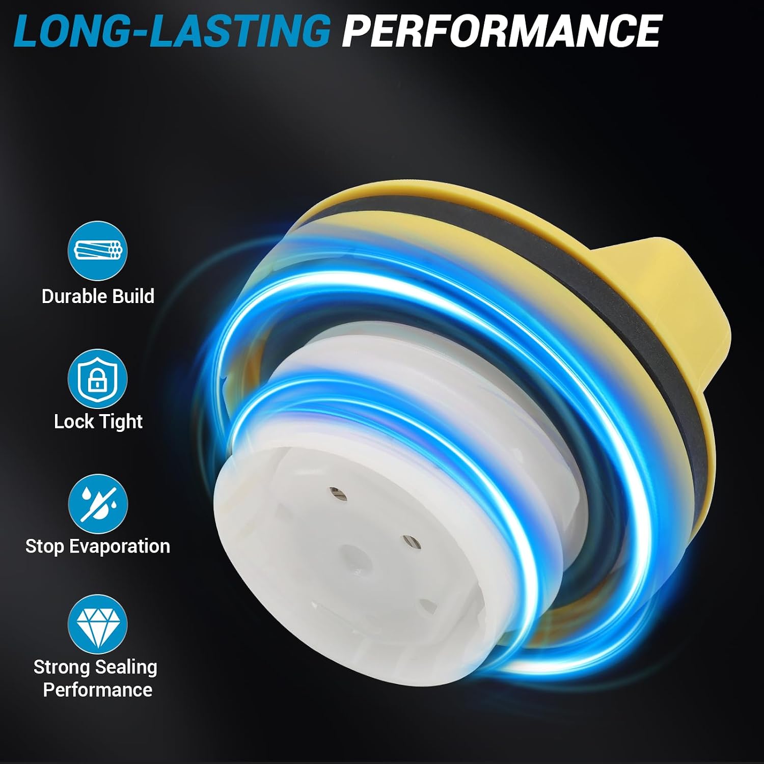 Gas Cap GT337 for 2014-2019 Chevrolet Impala, 2011-2013 Caprice,2011-2017 Equinox, 2012-2016 Buick LaCrosse,2011-2013 Regal, 2011-2017 GMC Terrain, 2012-2013 Cadillac Fuel Cap