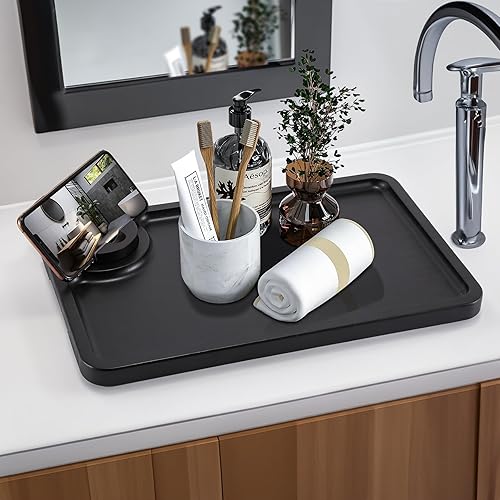 Bandeja de bambú para servir, bandeja de comida para comer en la cama, decoración de mesa de café con rotación de 360 para teléfono y almohadilla de